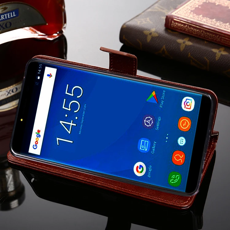 Чехол для Oukitel C8 чехол флип задняя крышка из искусственного силикона с планкой|cover
