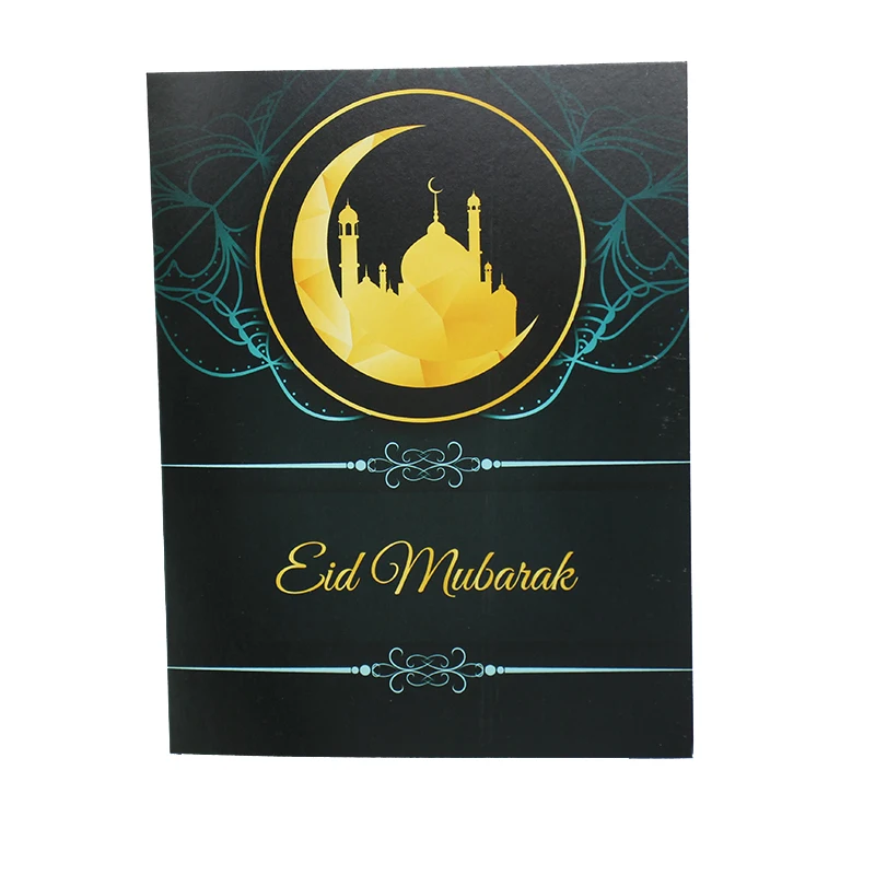 50 шт./лот 14x18 см открытки для приглашений Happy Eid Рамадана вечерние исламские