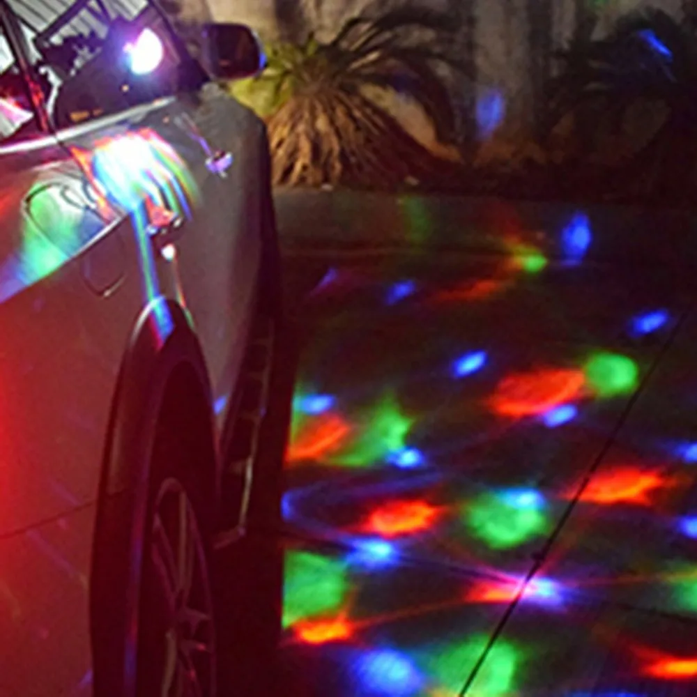 Мини RGB LED хрустальный магический шар сценический эффект освещение лампа для