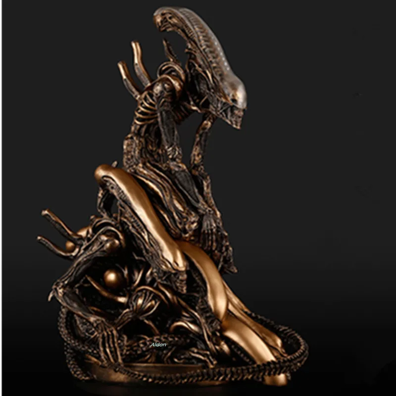 14 &quotAliens. vs. Predator Statue Alien Bust Xenomorph полноразмерный портрет моделирование Искусство