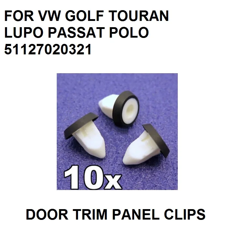 10x установка обтекателя зажимы для VW GOLF TOURAN LUPO PASSAT POLO 51127020321|Клипсы и авто| |