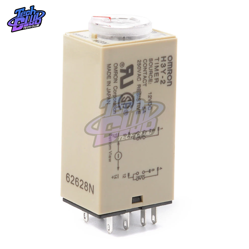 H3Y 2 AC 110V 220V задержки времени с ЖК дисплеем временное реле выключатель AC/DC 12V 24V для