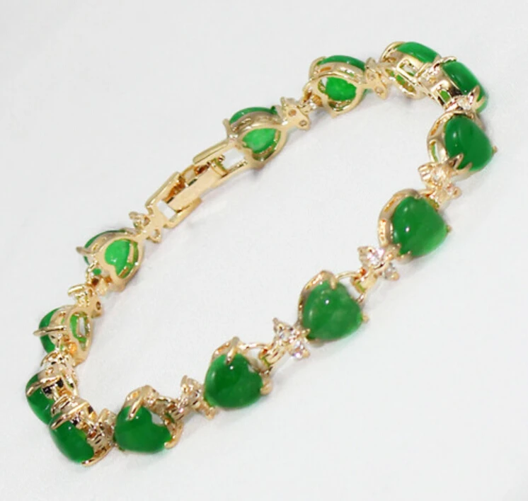 Бесплатная доставка 8 мм в форме сердца стандартная фотография|green stone bracelet|stone