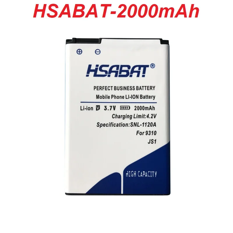 Оригинальный HSABAT новейший аккумулятор 2000 мАч для Blackberry Curve 9310 9315 9320