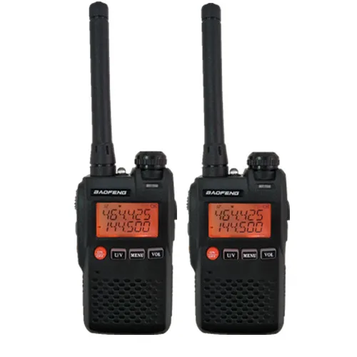 2 pcs UV-3R 2 шт. BAOFENG UV-3R Мини Портативная рация Двухдиапазонная UHF VHF Любительская Ham CB радиостанция HF трансивер UV3R UV 3R Woki Toki Охота - Цвет: 2 pcs UV-3R