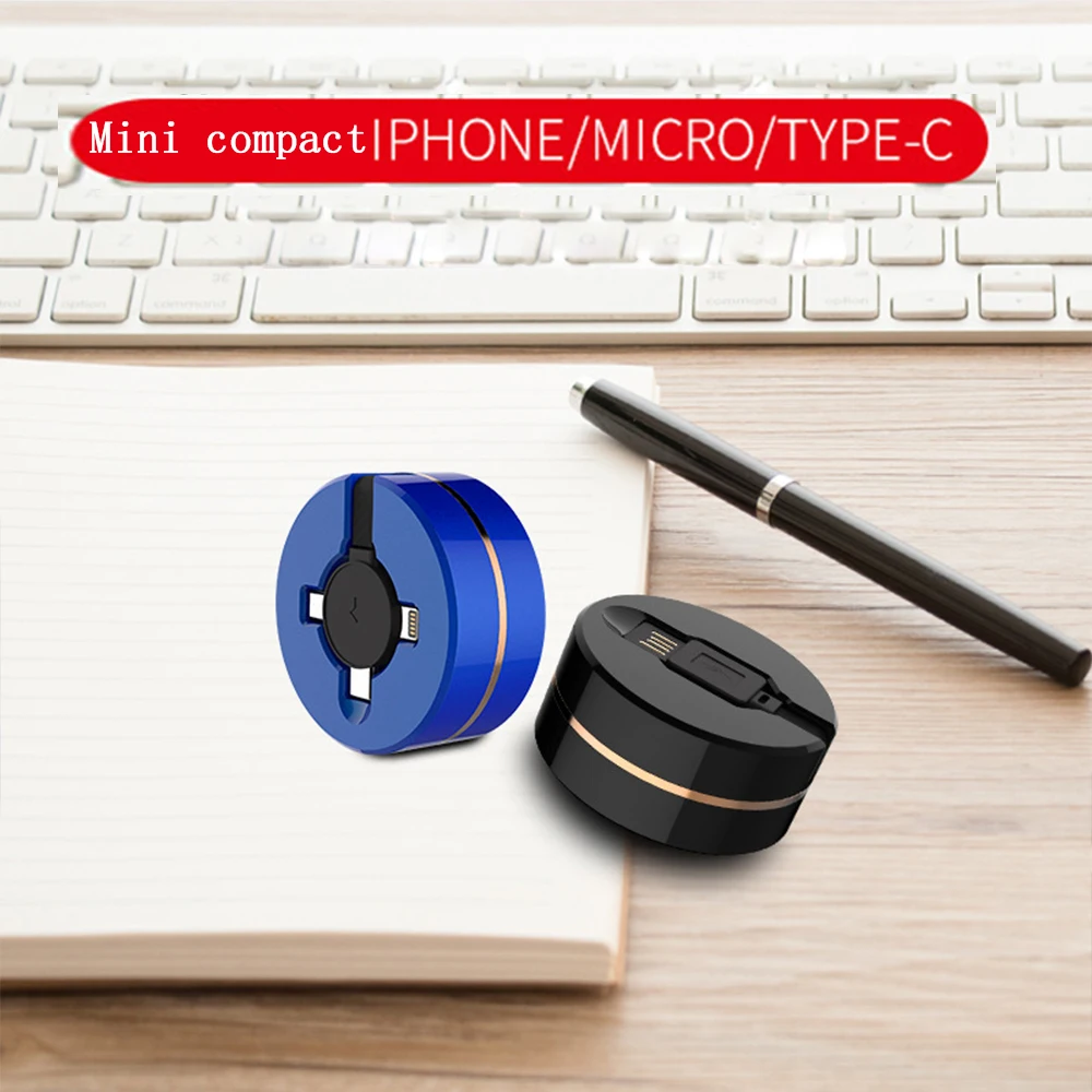 3 в 1 usb кабель для зарядки iPhone X XR XS 8 7 6 S plus и Micro USB type C выдвижной портативный