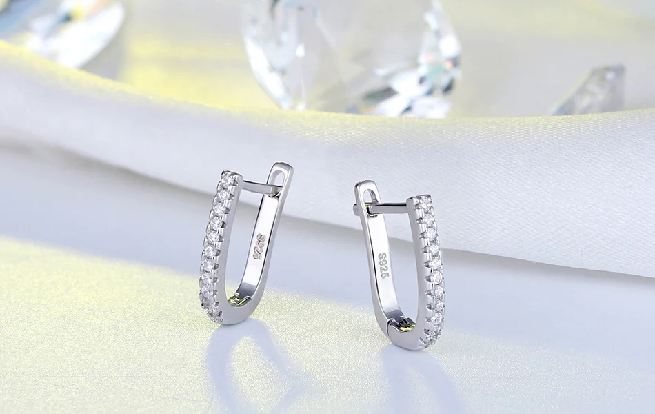 ORSA JEWELS, настоящее 925 пробы, серебряные женские серьги-кольца, маленький круг, 12 мм, серебряный цвет, трендовые женские свадебные ювелирные изделия, SE118