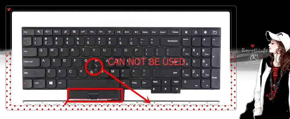 Клавиатура для ноутбука lenovo ibm E530 E530C E535 E545 E40 E50 | Компьютеры и офис