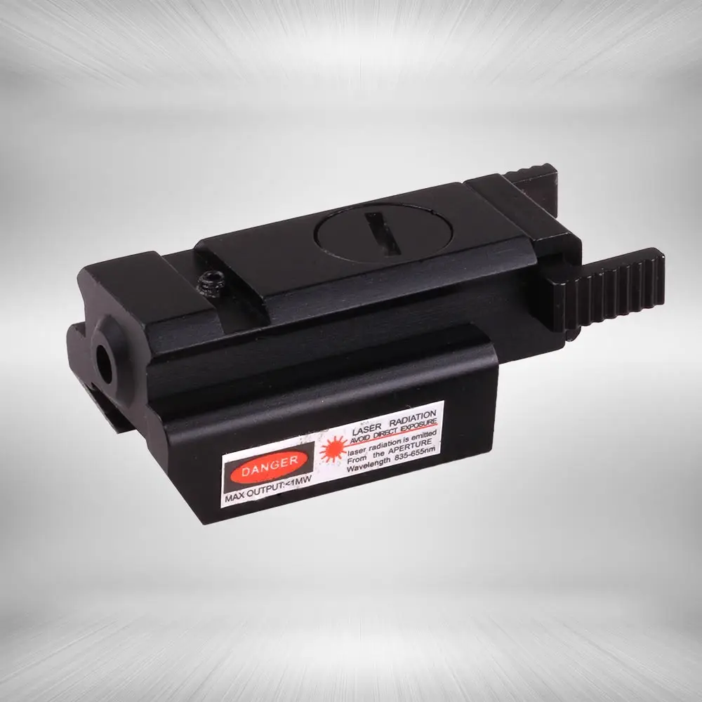 Тактический красный точечный лазерный прицел с 20 мм креплением винтовочный