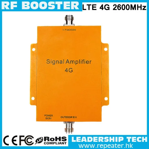 Новейший 65 дБ РЧ 4G Мобильный усилитель сигнала повторитель 2600 МГц Усилитель