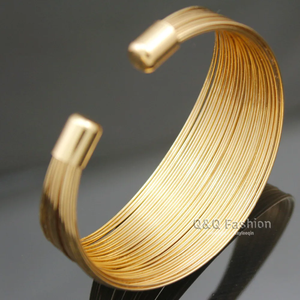 Подиумная Золотая гигипетская Клеопатра 80-х мульти-память тонкая проволока