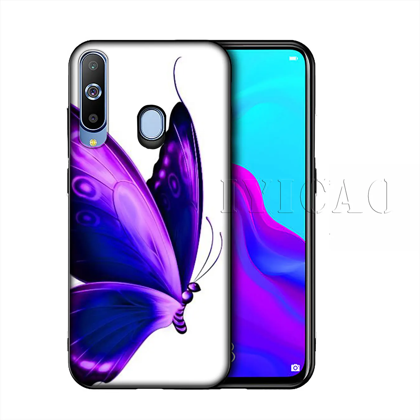 Iyicao красивая бабочка цветок Мягкий силиконовый чехол для samsung Galaxy A10 A30 A40 A50 A70 M10 M20