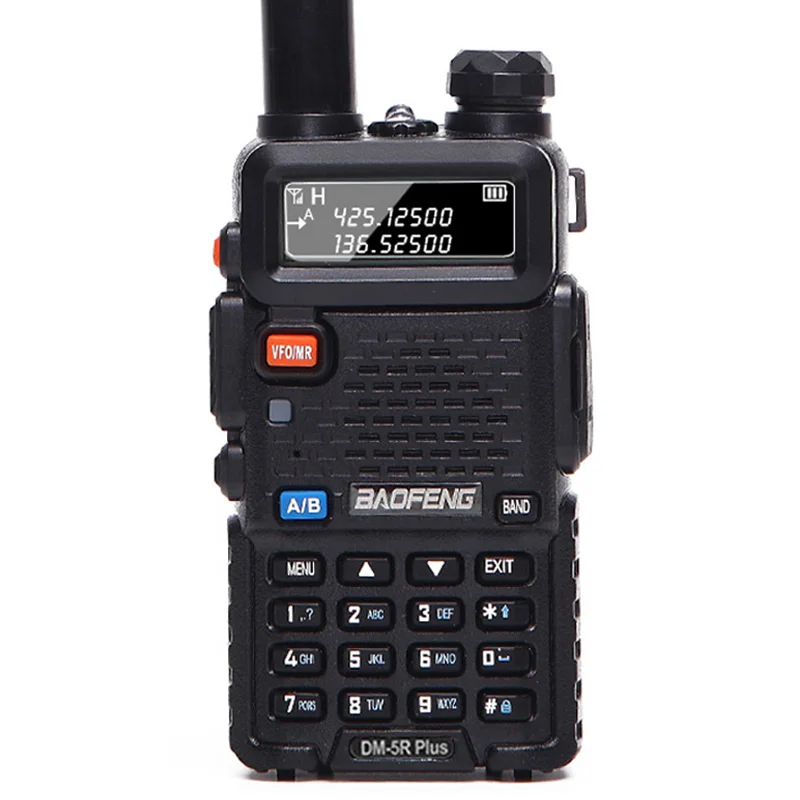 only radio Baofeng DM-5R plus цифровая рация DMR Tier1 Tier2 Tier II Dual Time slot цифровая/аналоговая VHF/UHF двухстороннее радио - Цвет: only radio