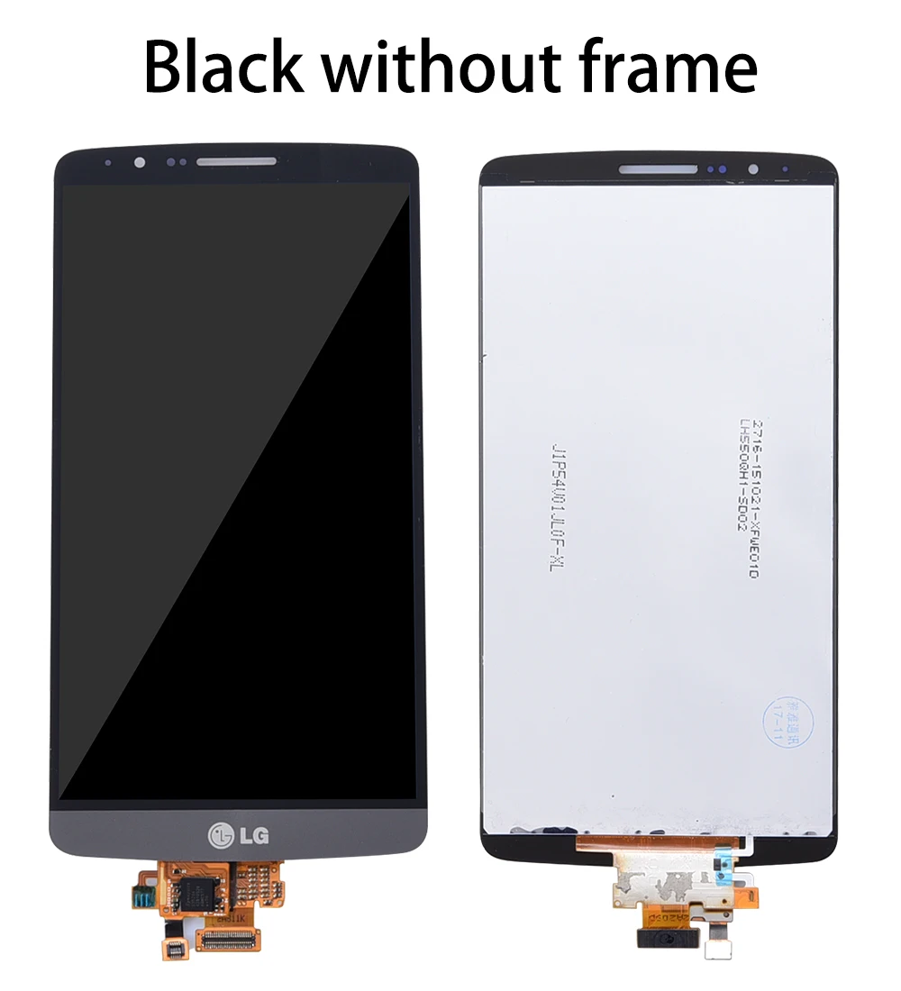 Дисплей для LG G3 ЖК сенсорный экран дигитайзер с рамкой Замена D850 D851 D855 черный белый золотой