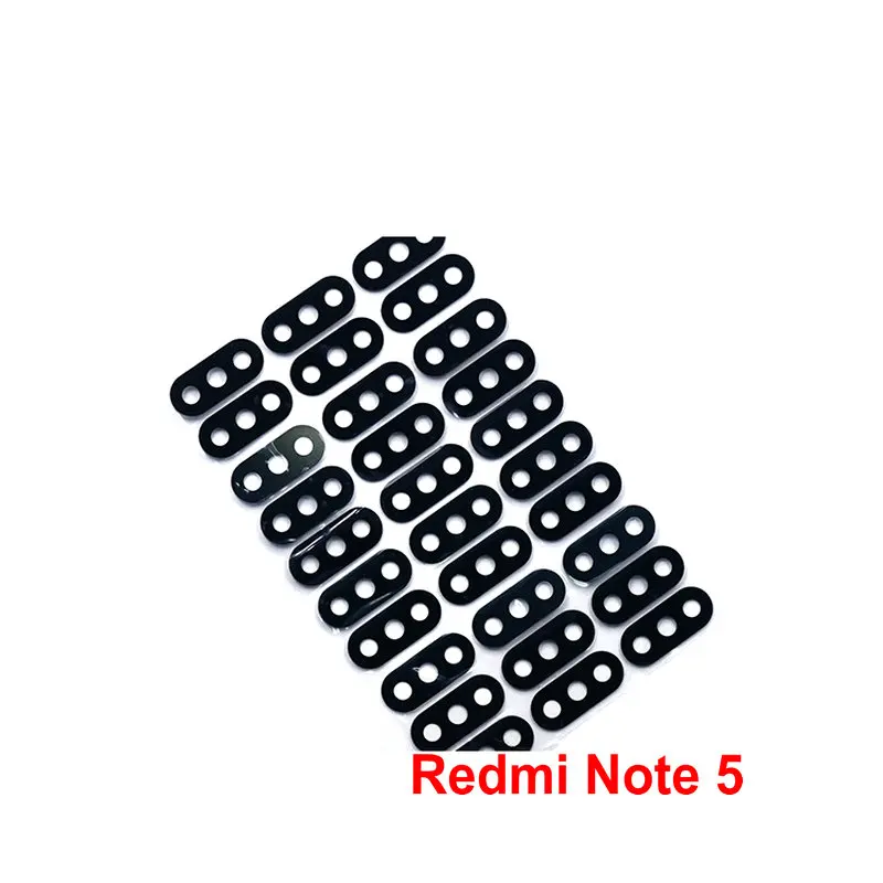 Redmi Note 5 1 шт., новинка, стеклянный объектив для камеры, задняя камера, стеклянный объектив с клеем, замена для телефона Xiaomi Redmi Note 5 5A - Цвет: Redmi Note 5