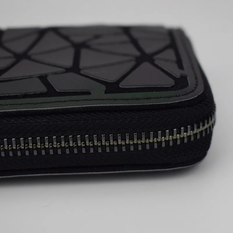 New Women Short Wallet Geometric Luminous Wallet Female Min Clutch Bags Standard Wallet Purse Card Holder Noctilucent purse