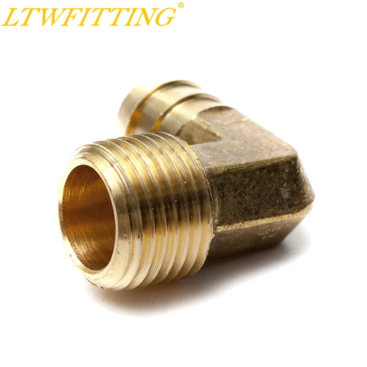 LTWFITTING латунный штуцер с углом 90 градусов внутренним диаметром 5/8 дюйма наружный