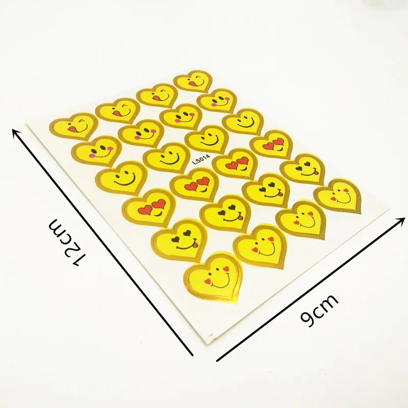

Happyxuan 8packs(80 sheets) Mix Kids Paper Reward Sticker Set Kindergarten School Teacher Scrapbooking Smiles Face Stars