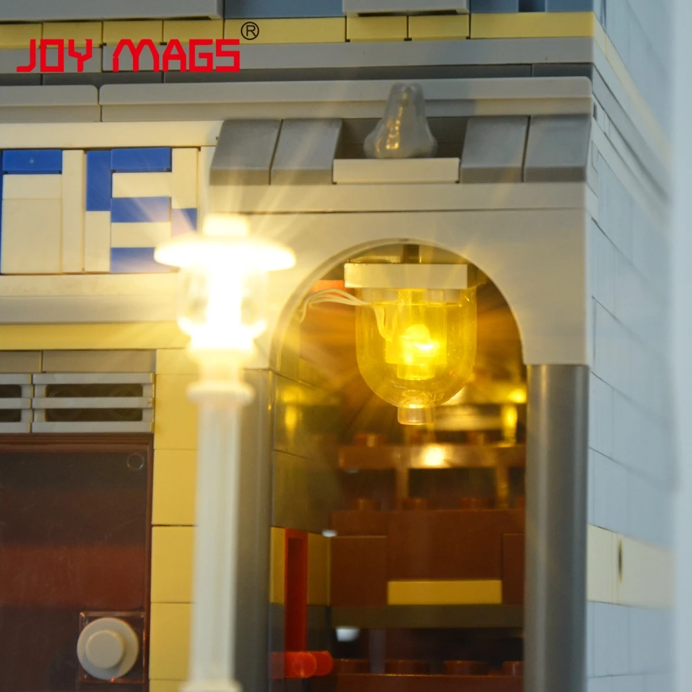 JOY MAGS светодиодный светильник для 10218 Creator Pet Shop светильник ing набор совместим с 15009(не включает модель