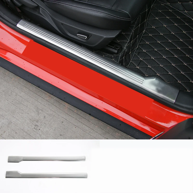 Накладка на пороги автомобиля из нержавеющей стали педаль Добро пожаловать