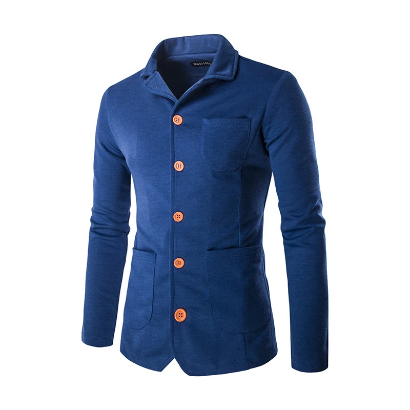 Подростков И Студентов Мода Повседневная Костюмы Slim Fit Человек Однобортный