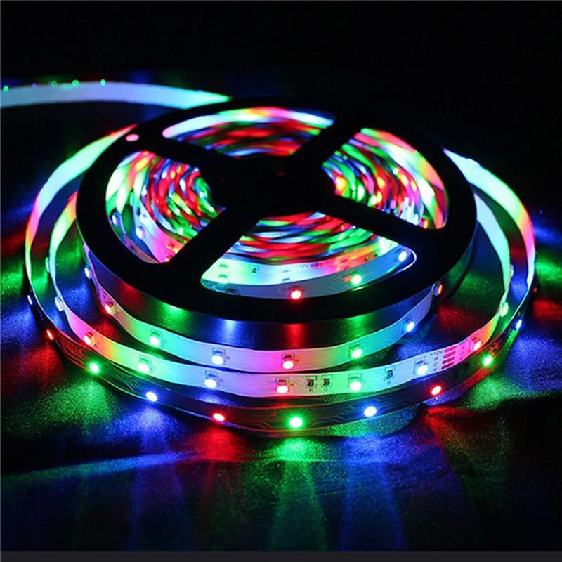 Светодиодная лента 2835 RGB SMD 300 гибкая светильник ПА с диодами 5 м светодиодов 12 В