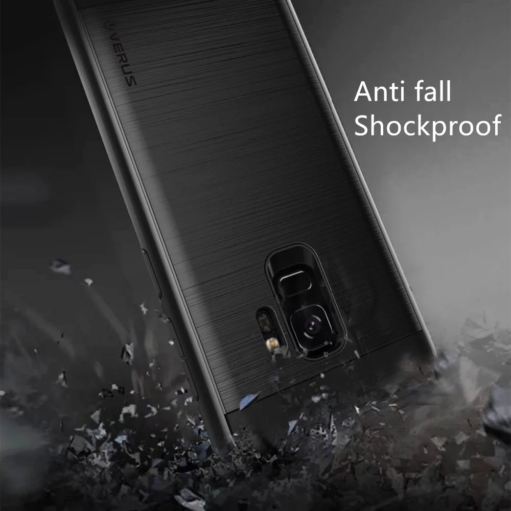 TPU+PC High Quality Carbon Fiber Phone Case For Samsung Galaxy A8 2018 A8plus2018 shockproof full Cover Hard Plastic Fitted |