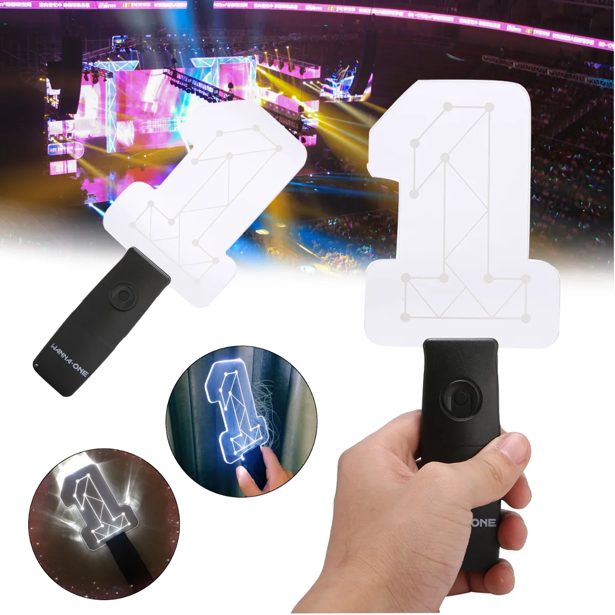 Для KPOP WANNA ONE product 101 светильник палочка для концертов лампа светящийся светильник 1 форма светодиодный светильник палочка для рождественской вечеринки