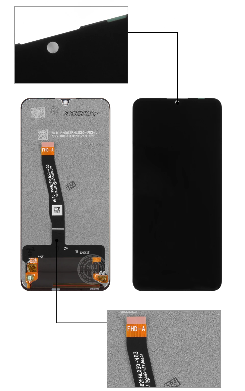 Протестированный 6,21 для huawei P Smart P smart() ЖК-дисплей, кодирующий преобразователь сенсорного экрана в сборе, запасные части для ремонта