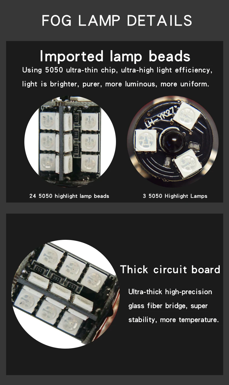 2psc 5050 27SMD 3-контактный светодиодный RGB пульт дистанционного управления туман светильник головной светильник s вспышка лампа 9005 9006 H7 H8 H11 7440 1156 окружающей среды светильник комплект