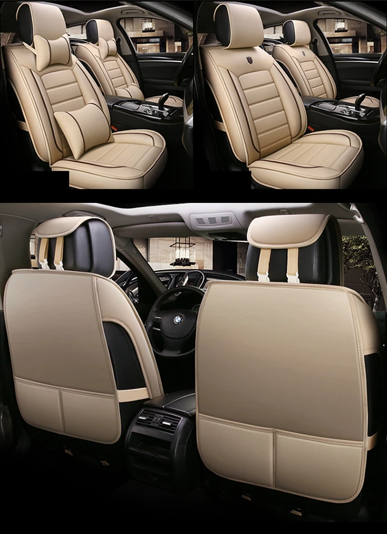Передняя+ задняя крышка сиденья автомобиля набор для Toyota Pruis Hilux FJ Cruiser Crown Yaris LC Prado Venza Zelas Vios Auris Matrix Corolla Voltz