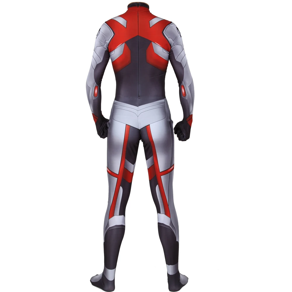 Новый костюм для косплея Endgame Quantum Realm супергероя Zentai комбинезон|Костюмы из