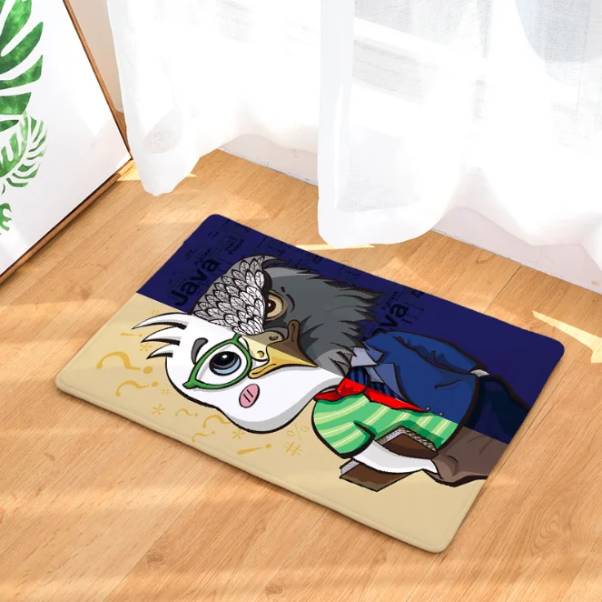 Мультяшный желтый коврик утенок для ванной кухонный ковер декоративные