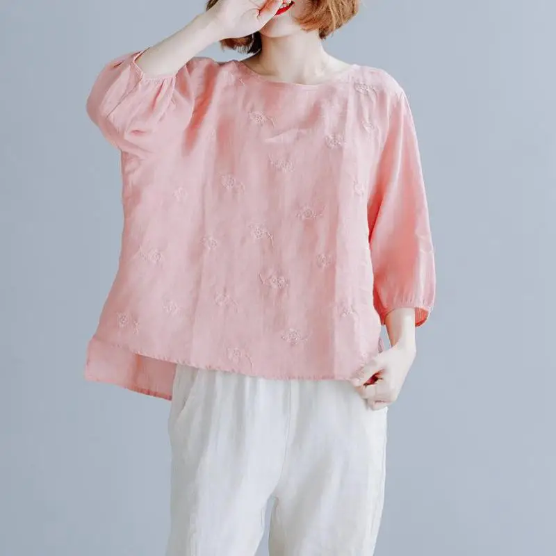 Женская одежда в Корейском стиле Новинка лета 2019 повседневные свободные топы и