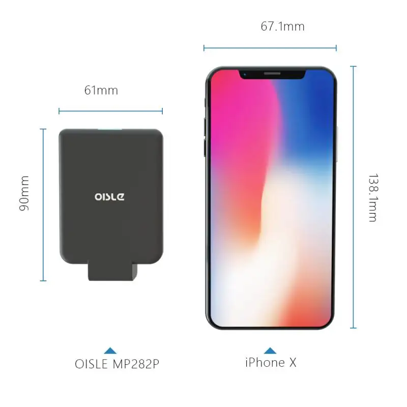 Мини-аккумулятор с зажимом для iPhone 11X7 8 6 6S Plus 5 5S SE XS MAX XR тонкий резервный Быстрый внешний аккумулятор зарядное устройство чехол power Bank