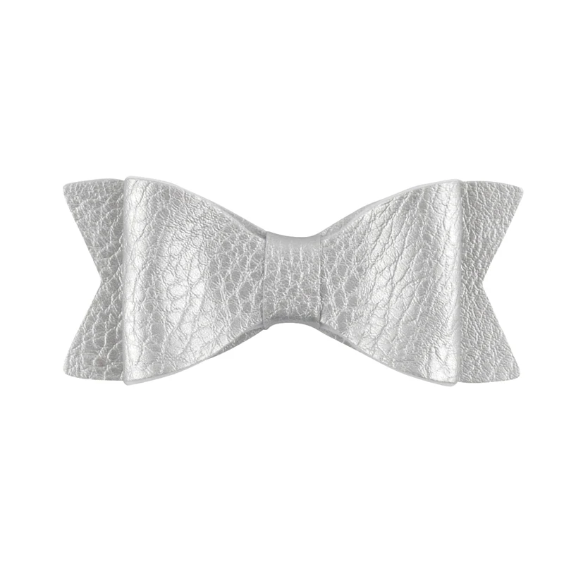 Заколка для волос с бантом девочек кожаная шпилька зажим модные аксессуары на