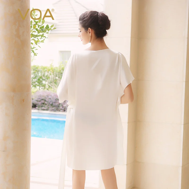 Вуа креп натуральный белый сатин ремешок асимметричный 2017 ремень женский летний