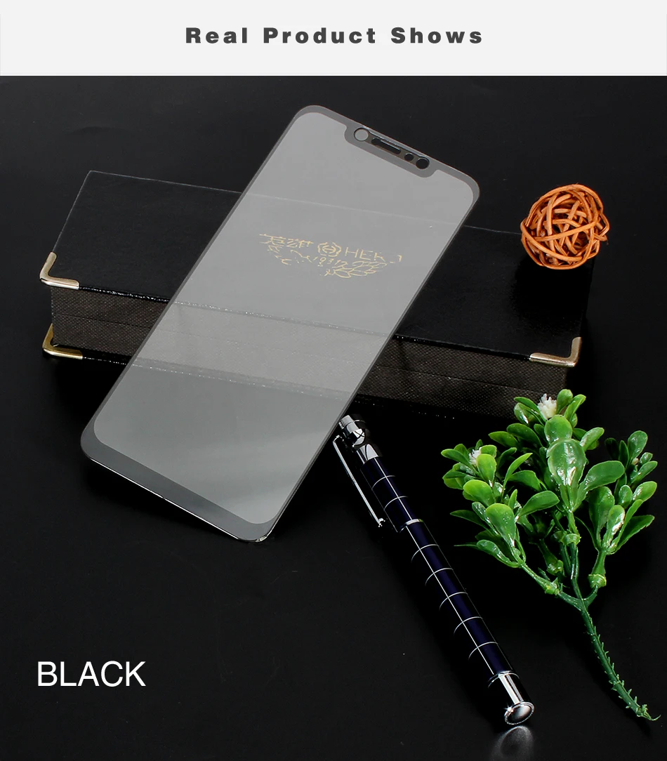 2 предмета в комплекте, для Xiaomi Pocophone F1 Экран протектор Закаленное Стекло с уровнем твердости 9 H 2.5D полный охват Защита ЖК экрана Poco F1 защитная пленка противоударный