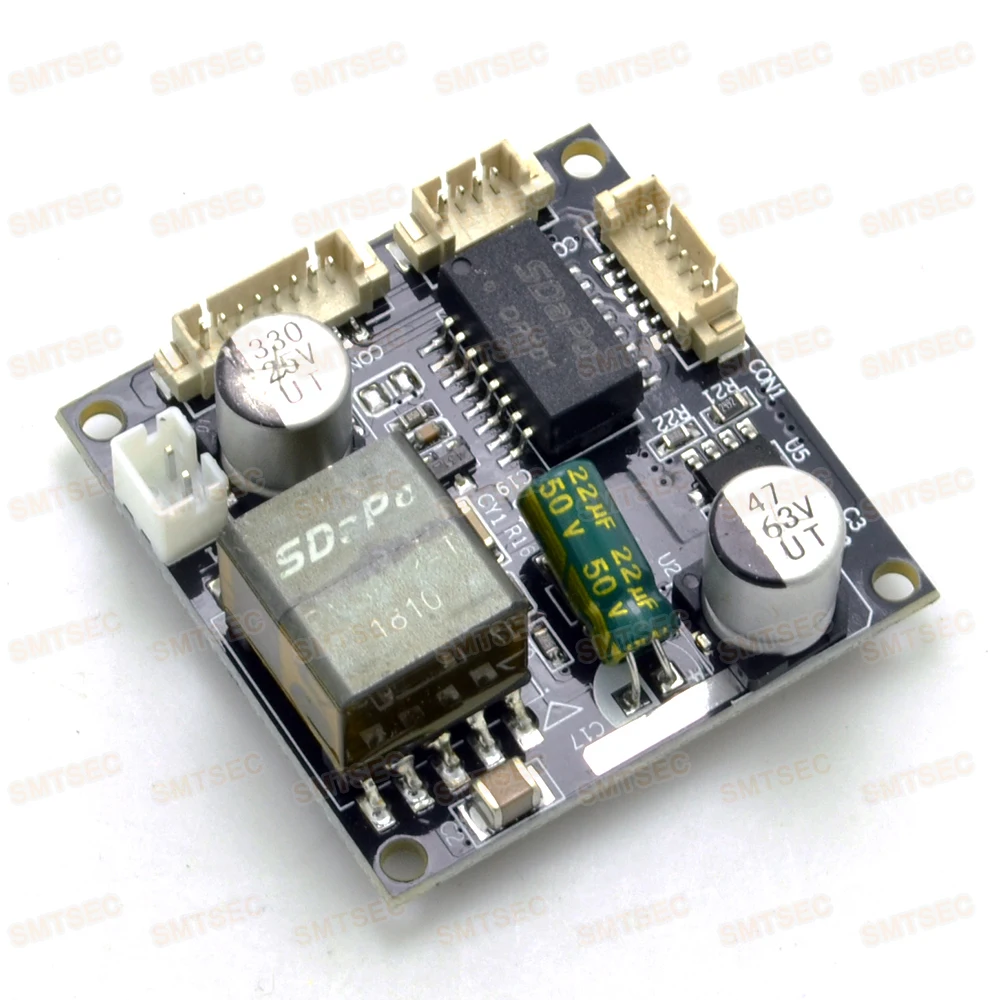 IEEE802.3af панель POE 38X38mm 20 W(12 V/2A) модуль порта вызова для smtsec IP CCTV камера безопасности Модуль бескорпусной камеры POE-2A