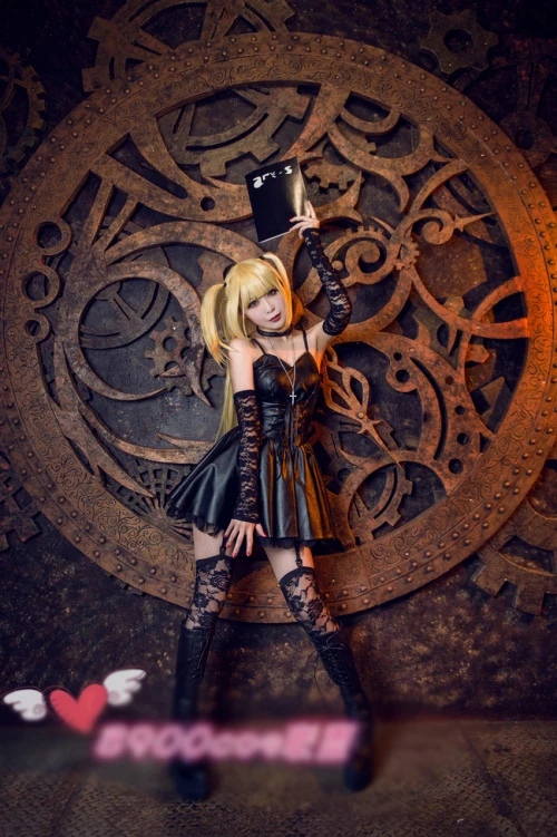 Death Note Misa Amane платье из искусственной кожи сексуальная униформа Детские тематические костюмы+ перчатки+ носки+ аксессуары на шею+ ожерелье