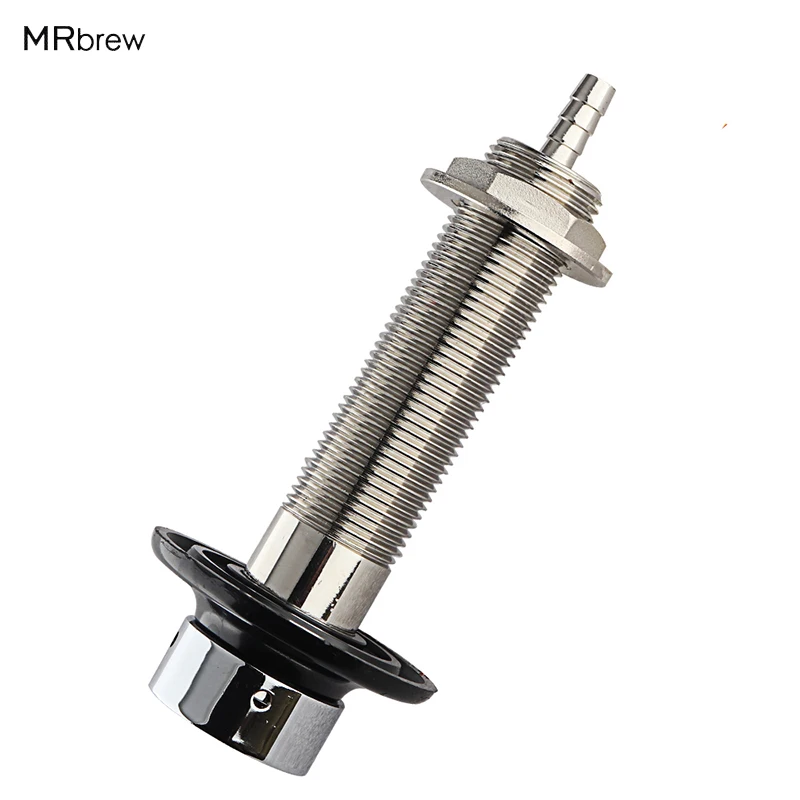 

Beer Faucet Shank 100mm With Nipple, Chrome Plate Brass, Draft Beer Dispensing