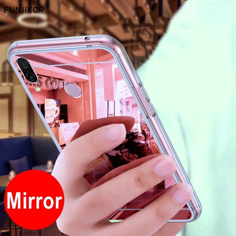 Роскошный чехол с зеркалом для samsung Galaxy M10 M20 A20 A30 A50 A70 A40 A10 M10S телефона полное покрытие чехол s мягкие чехлы из ТПУ Coque