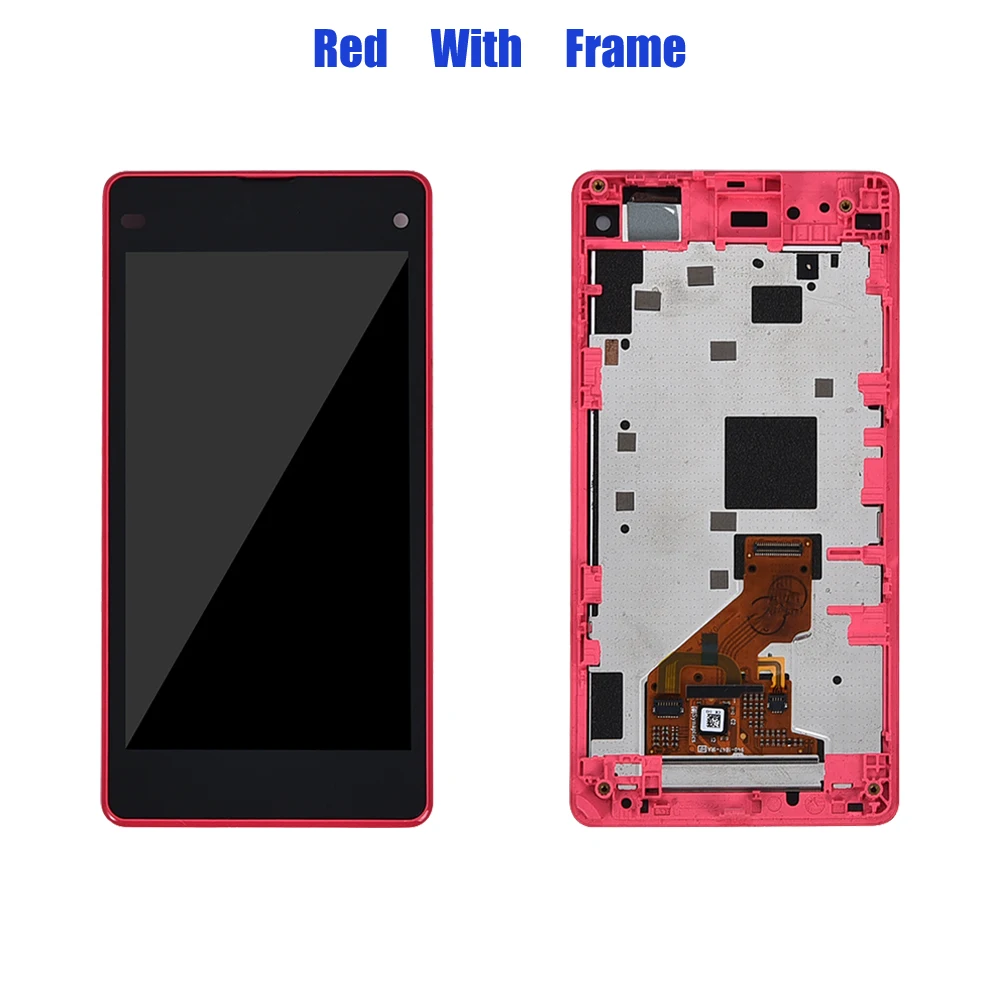 ЖК для SONY Xperia Z1 Компактный дисплей сенсорный экран с рамкой ЖК-дисплей mini D5503 |