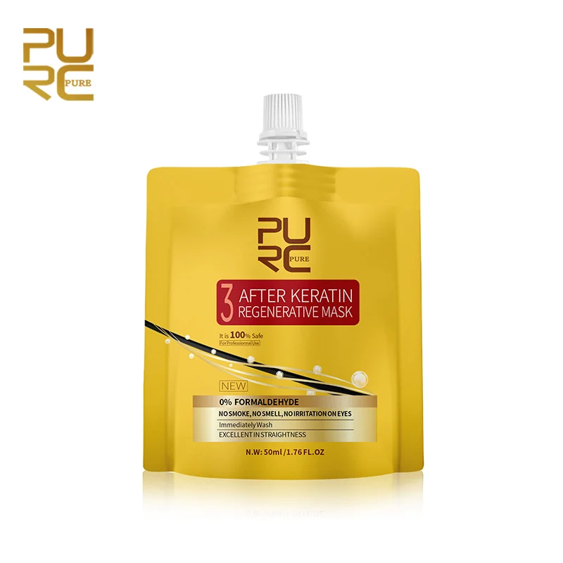 Маска для волос PURC после кератина регенеративная маска восстановления