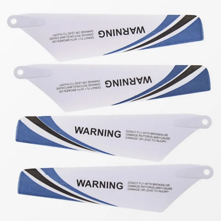 

4pcs as Showing Blue Main Blades Propellers Props 2A+2B Syma S107 S107G For R/C Mini Helicopter Rc Spare Parts