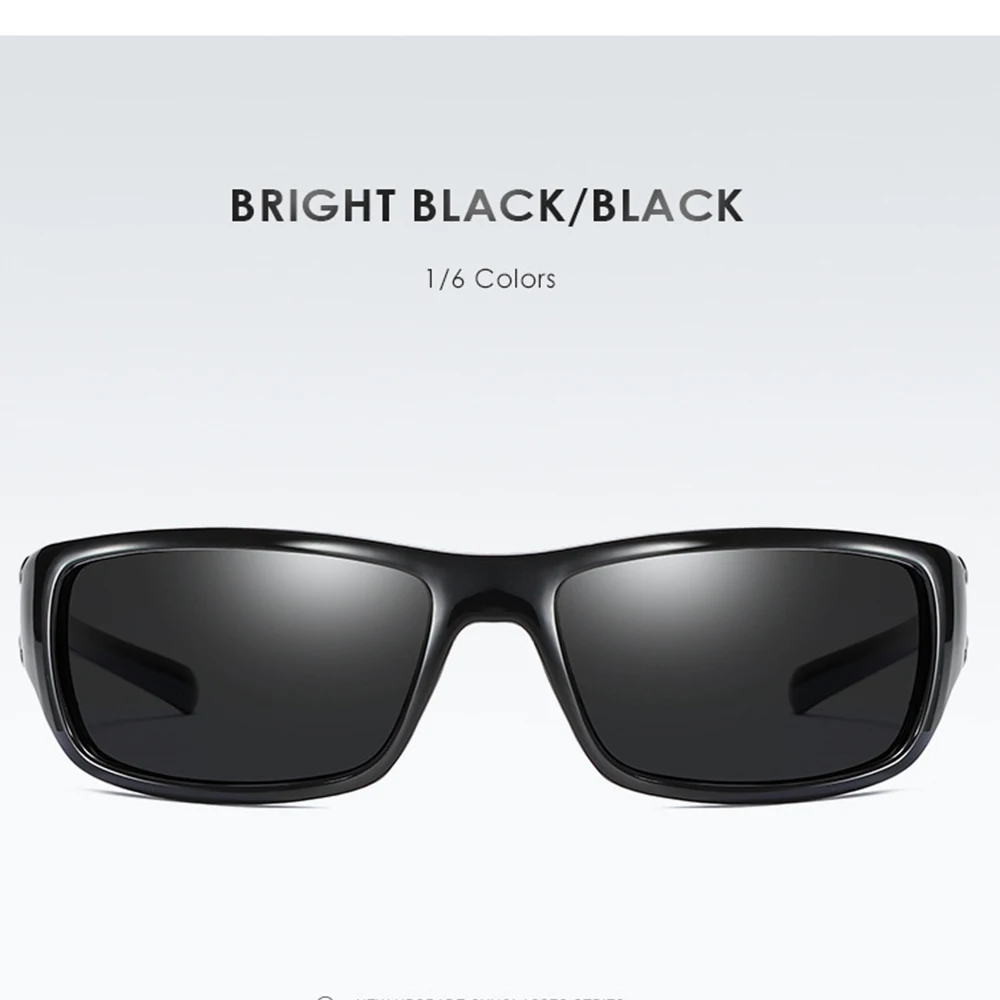 2019 Солнцезащитные очки Мужские поляризационные зеркальные солнцезащитные