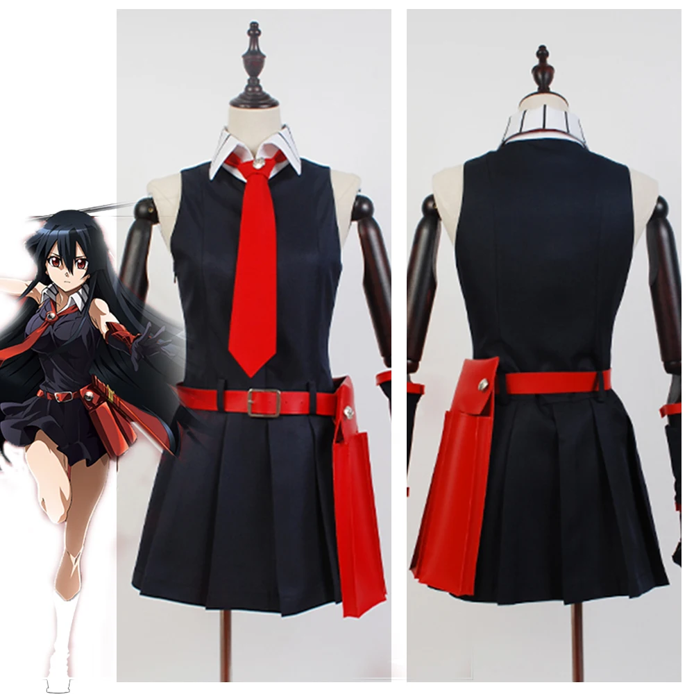 Akame ga KILL! Костюм для косплея ночью рейд Акаме униформа аниме на Хэллоуин женщин