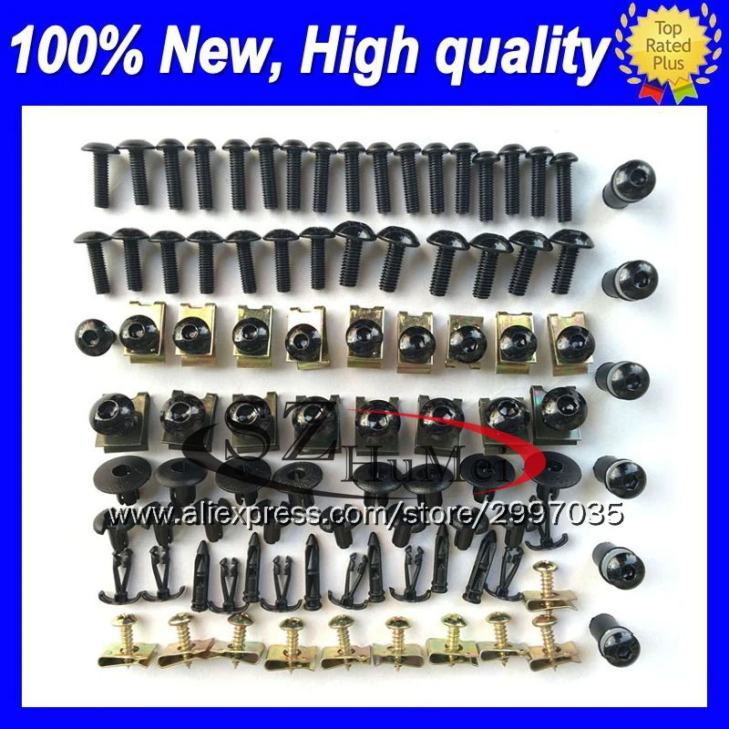 

Fairing bolt full bolts kit For KAWASAKI NINJA ZX11R 1993 1994 1995 ZX-11R ZZR1100 ZX11 R 1996 1997 Windscreen screw screws Nuts