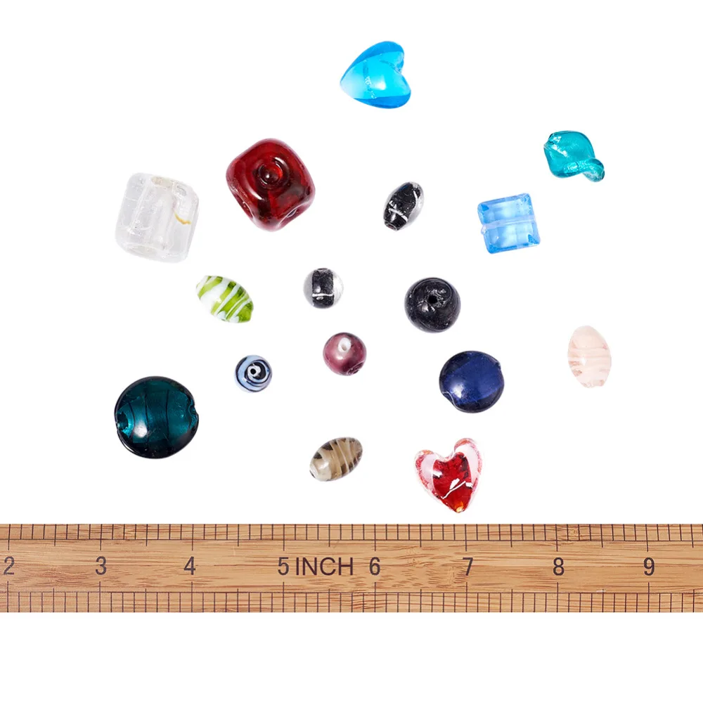 500 г разные стильные лампочки ручной работы стеклянные бусины ожерелье браслет