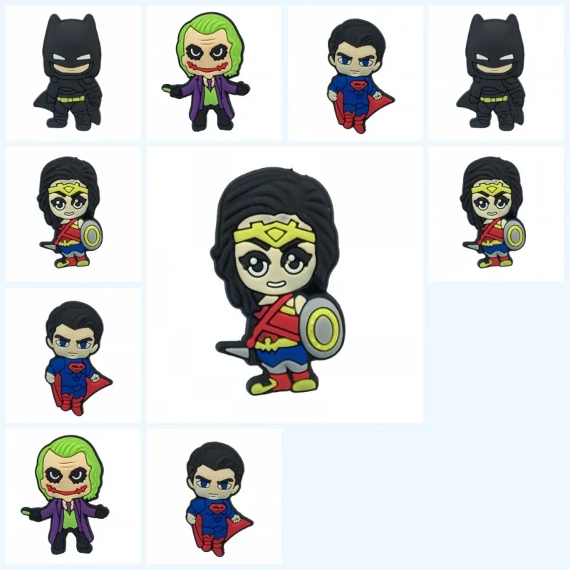 122C 10 шт./лот, аксессуары для обуви из ПВХ, tsum, tsum, Тролли, Уличная обувь кунжута, очаровательные туфли с зажимом для обуви, croc, подвески jibz для детей, вечерние, маленький подарок - Цвет: 122C